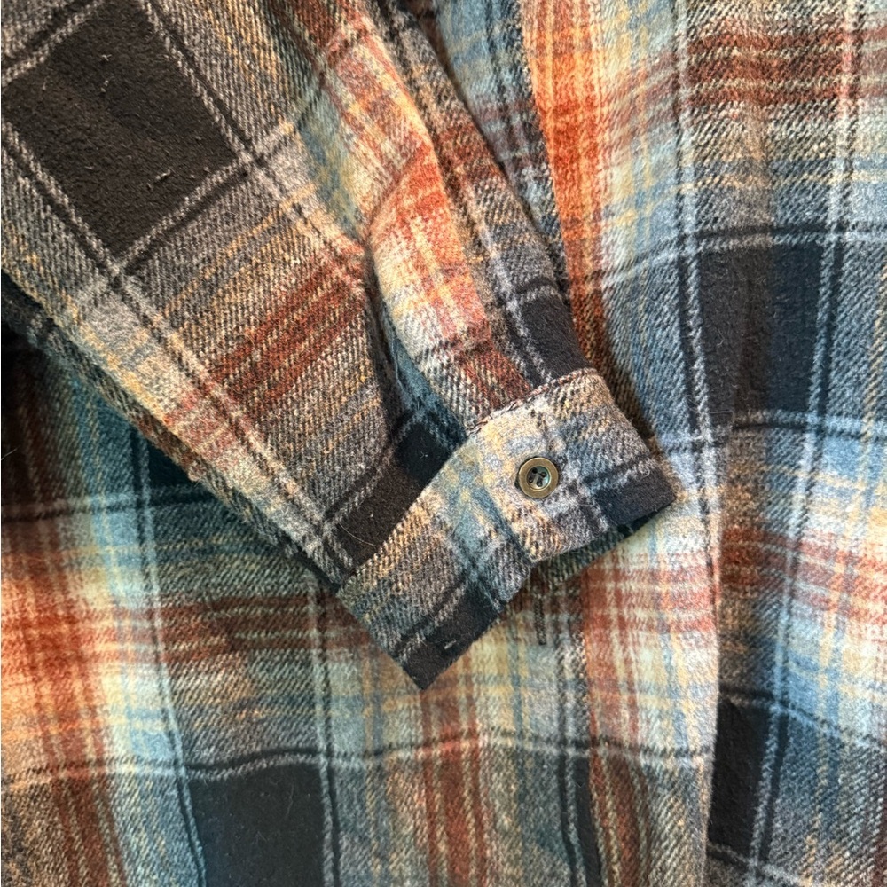 Unbranded Plaid Flannel Button Up Shirt Women’s 2XL Oversized - Picture 3 of 5